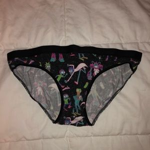 NWOT Rick + Morty Bikini Underwear